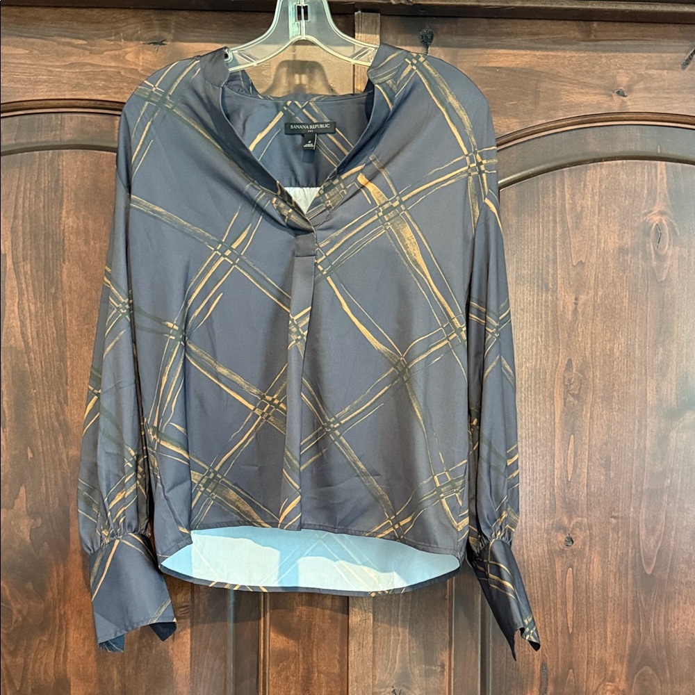 Banana Republic Women's Plaid Blouse